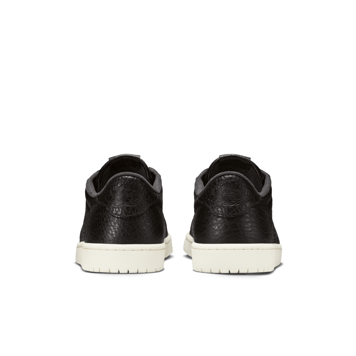 Men's Air Jordan 1 Retro Low  NS "Swoosh less Black"
