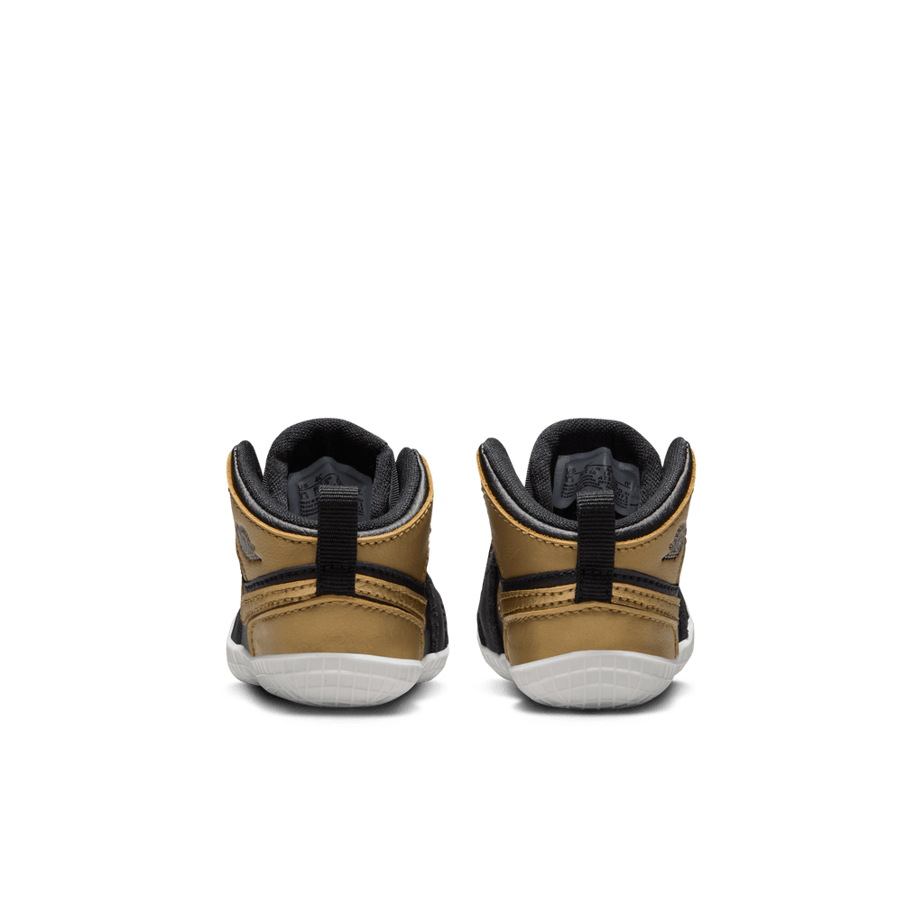 Baby/Toddler Jordan 1 Baby Crib Bootie "Metallic Gold "