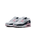 Big Kids' Nike Air Max 90 LTR "White Pink Foam Armory Navy Wolf Grey"