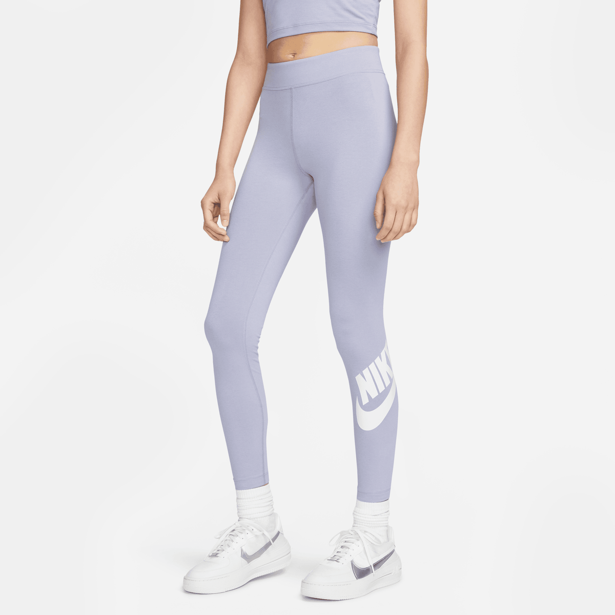 Women's Nike Sportswear Essential High-Waisted Logo Leggings