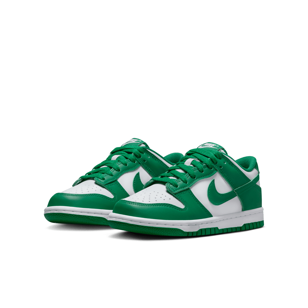 Big Kids' Nike Dunk Low "White Malachite"