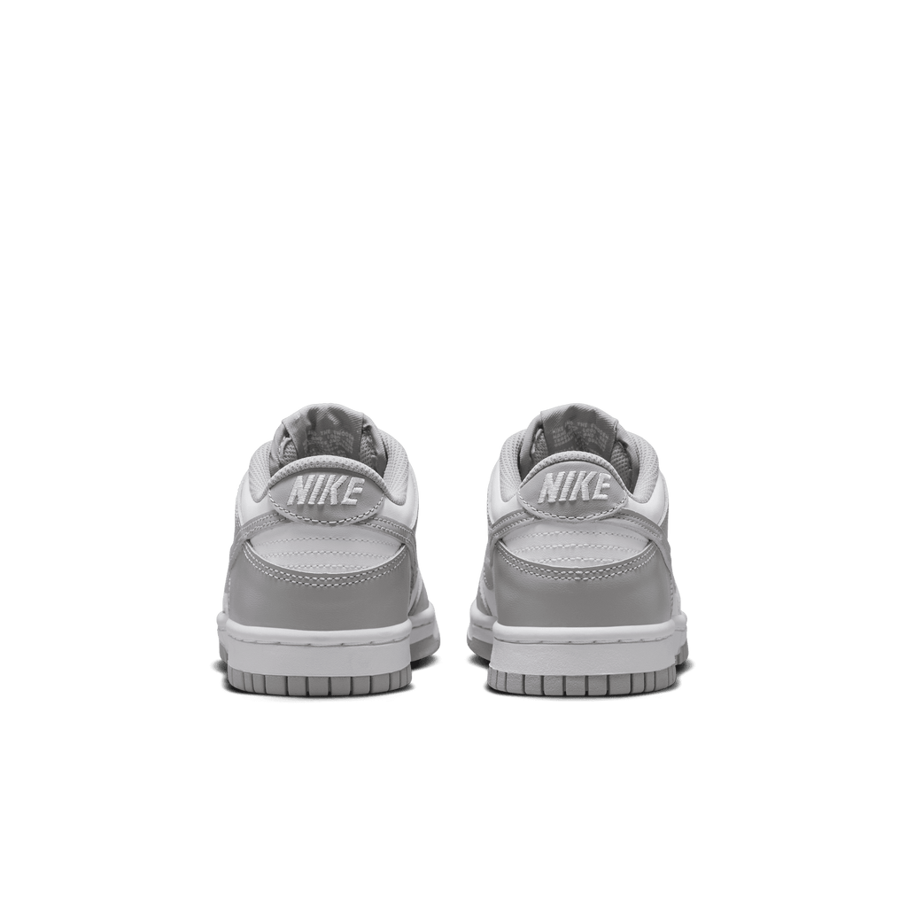 Big Kids' Nike Dunk Low "White Light Smoke Grey"