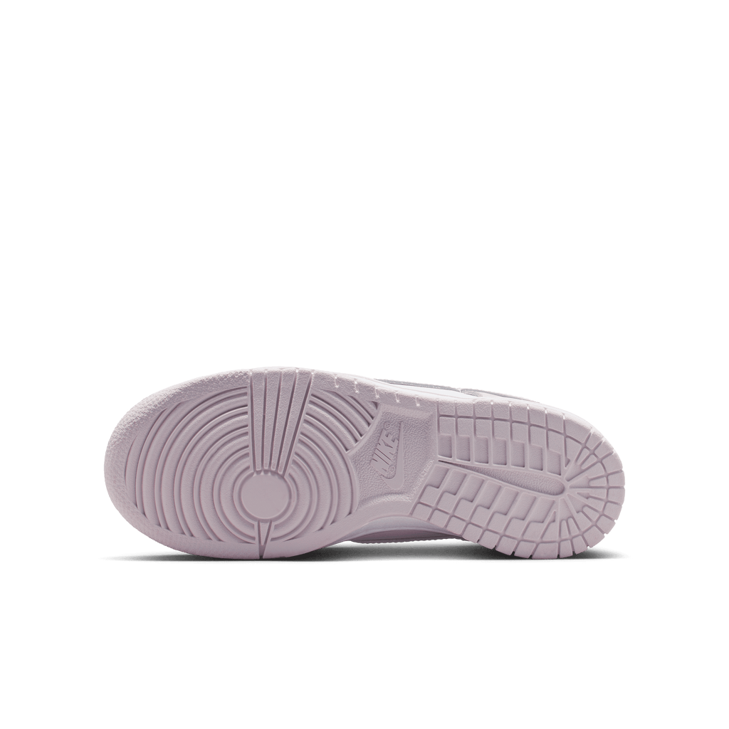 Big Kids' Nike Dunk Low "White Light Violet"
