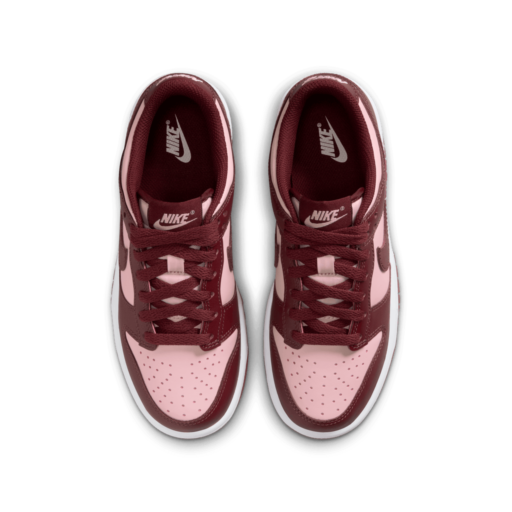 Big Kids' Nike Dunk Low "Team Red Echo Pink"