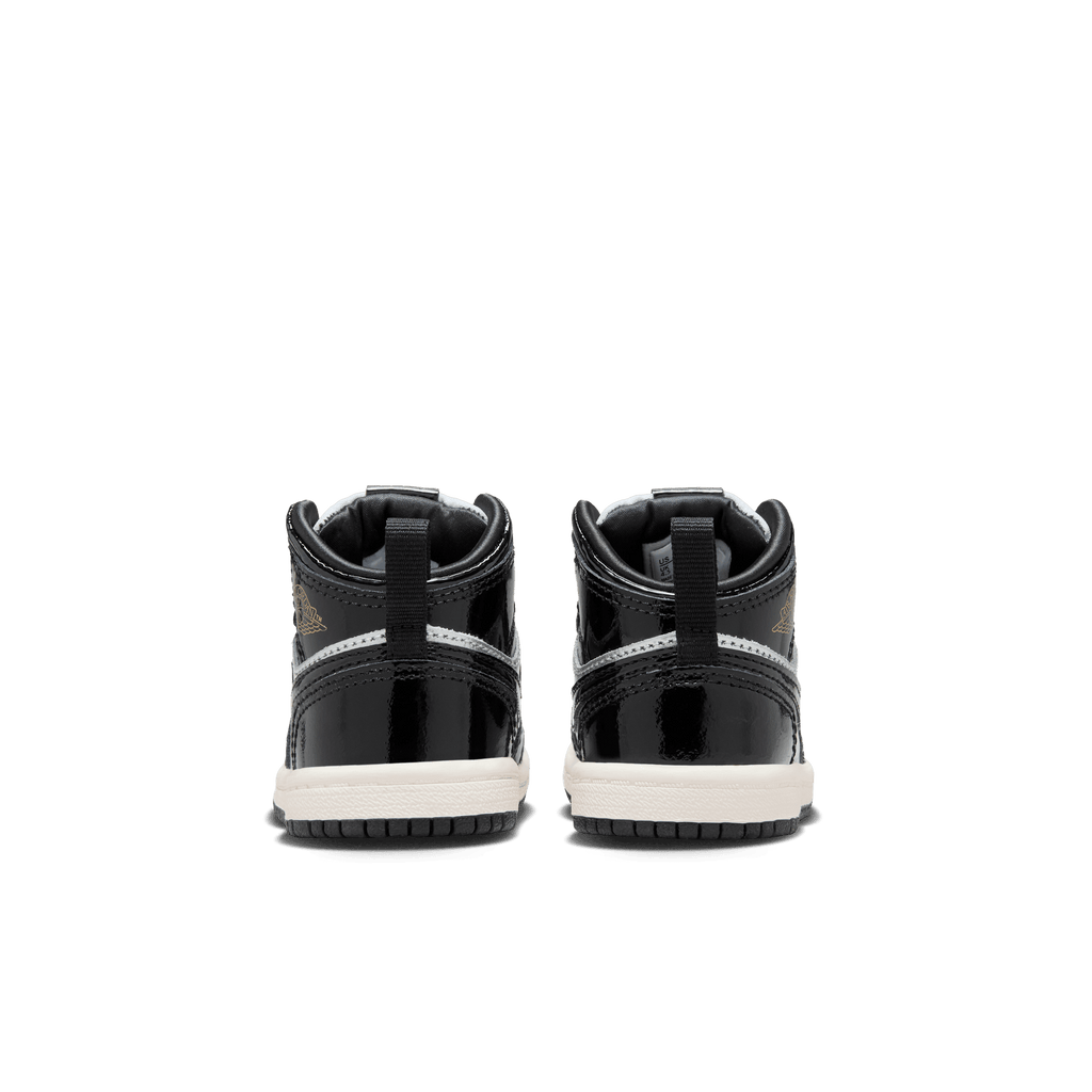 Baby/Toddler Jordan 1 Mid SE "Black Metallic Silver"