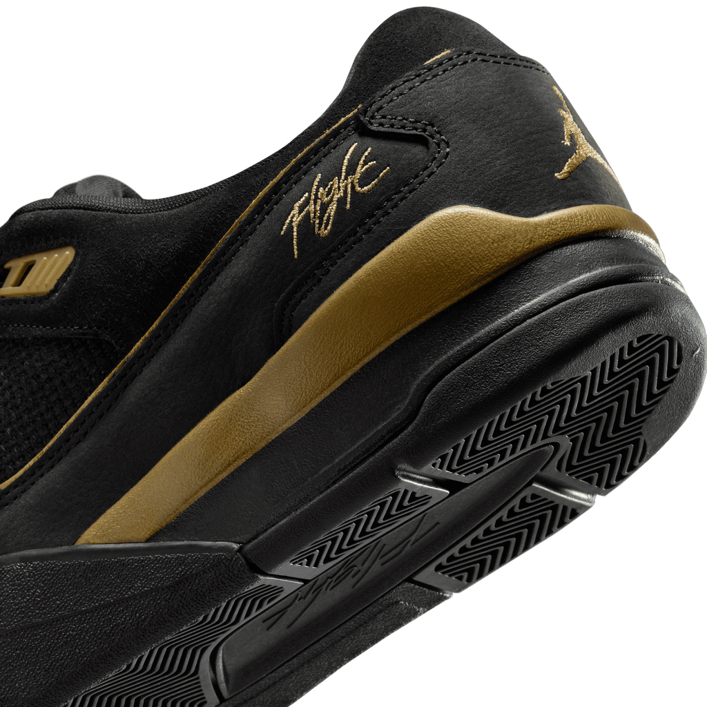 Men's Jordan Flight Court "Black Metallic Gold"