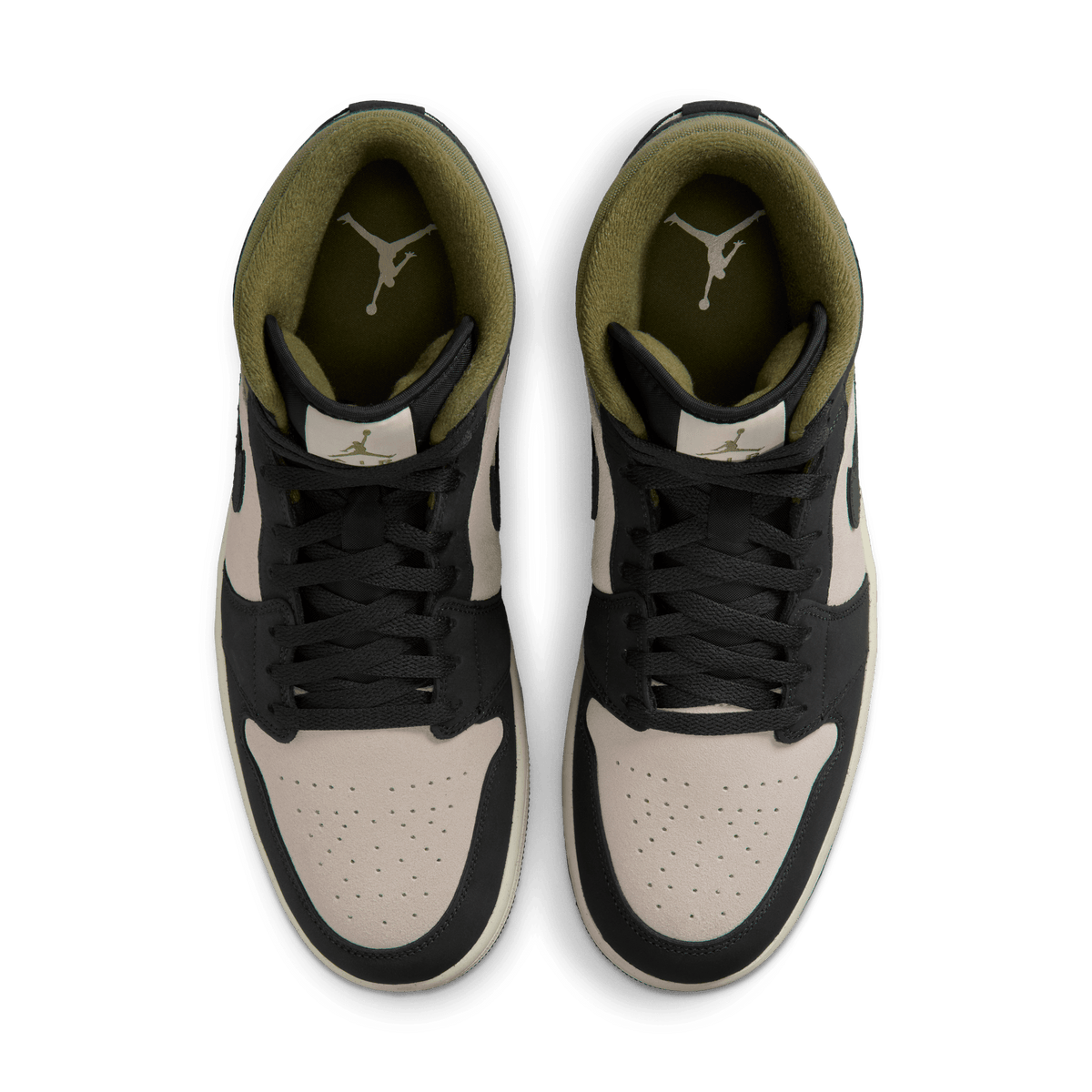 Men's Air Jordan 1 Mid SE "Off Noir Medium Olive"