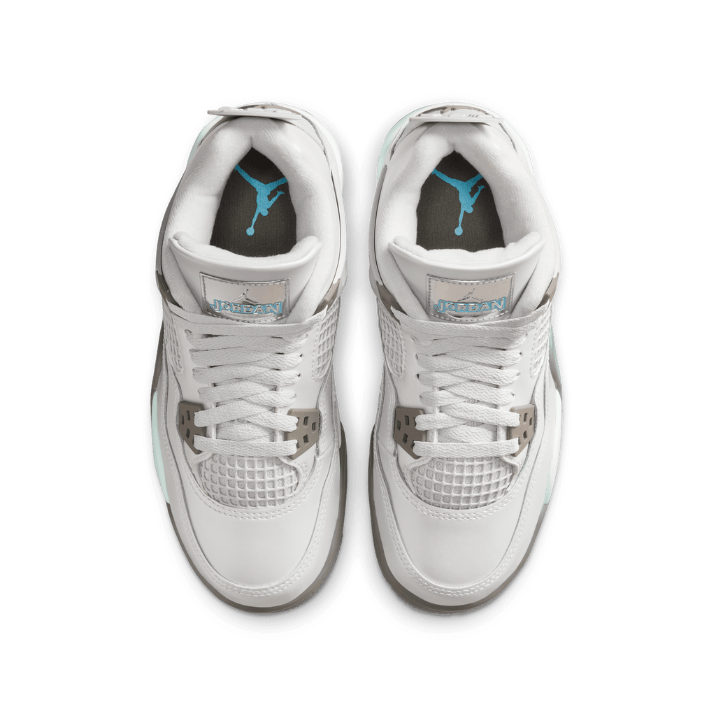Big Kids' Air Jordan 4 Retro "Blue Chill"