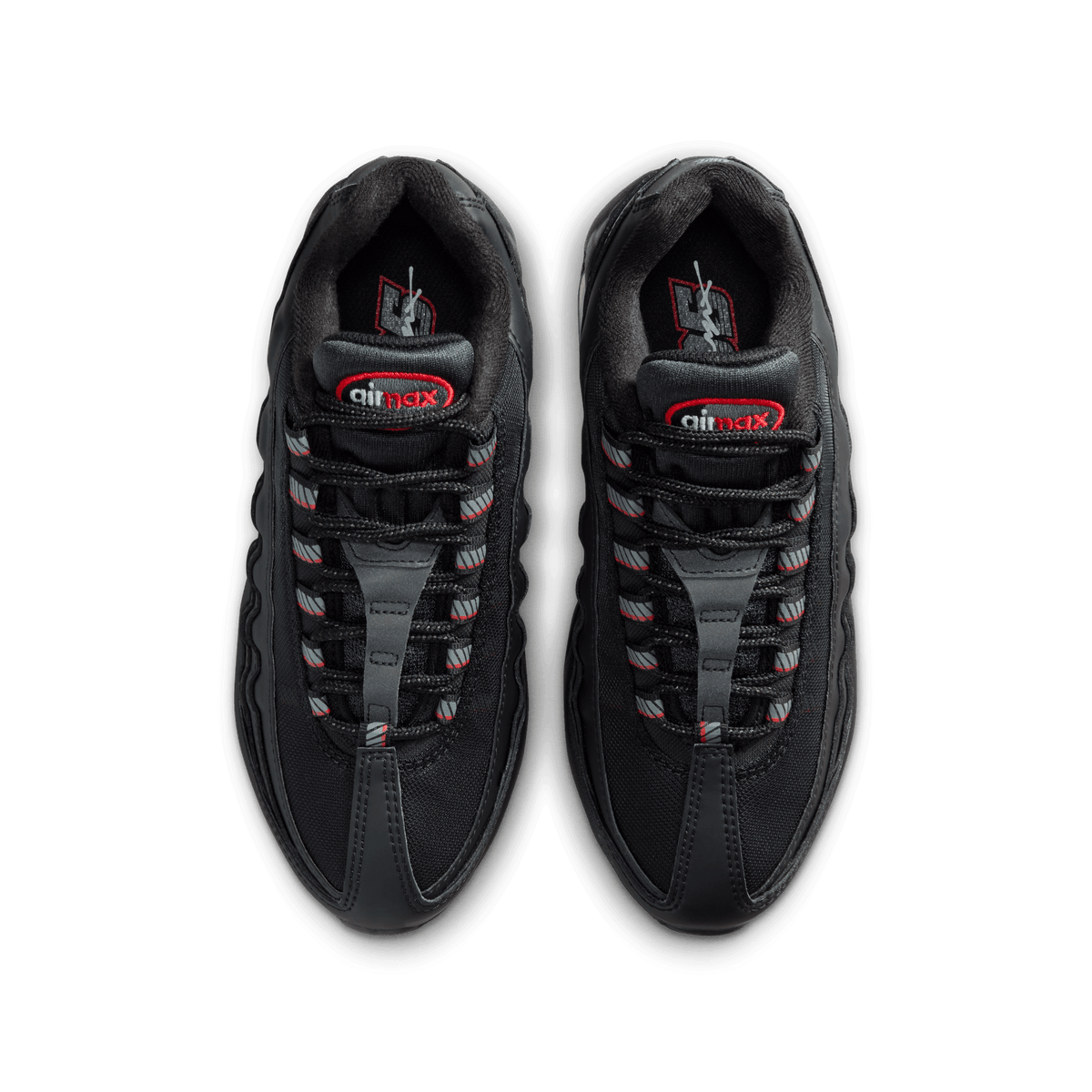 Big Kids' Nike Air Max 95 "Racing Pack - Black University Red"