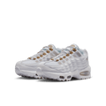 Big Kids' Nike Air Max 95 "White Metallic Gold"