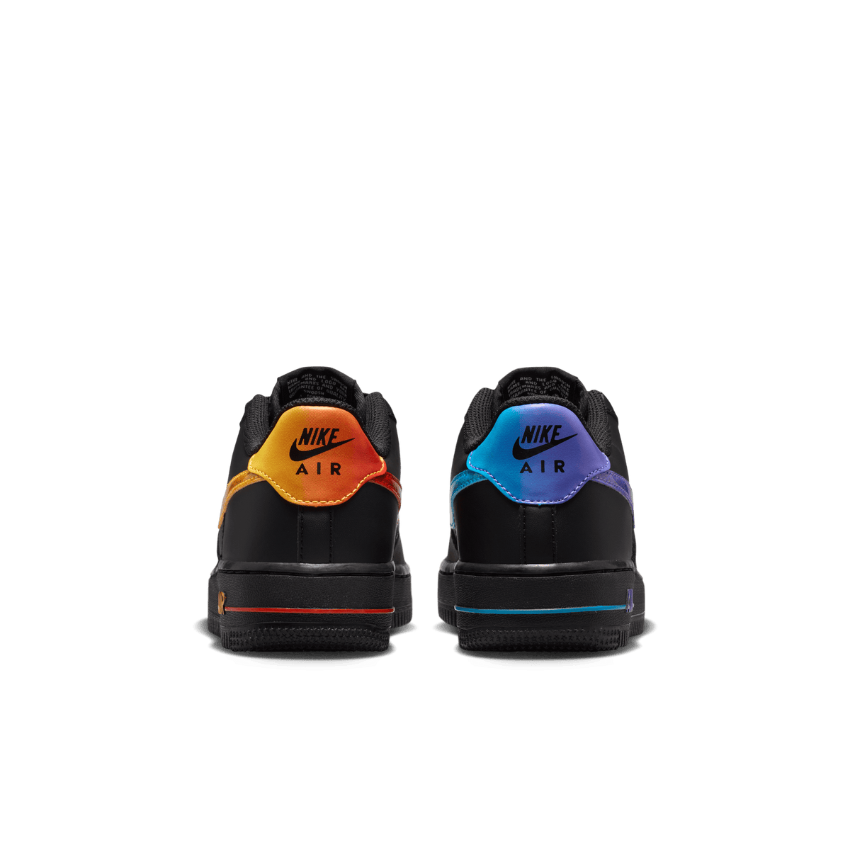 Big Kids' Nike Air Force 1 "Black Multi-Color"