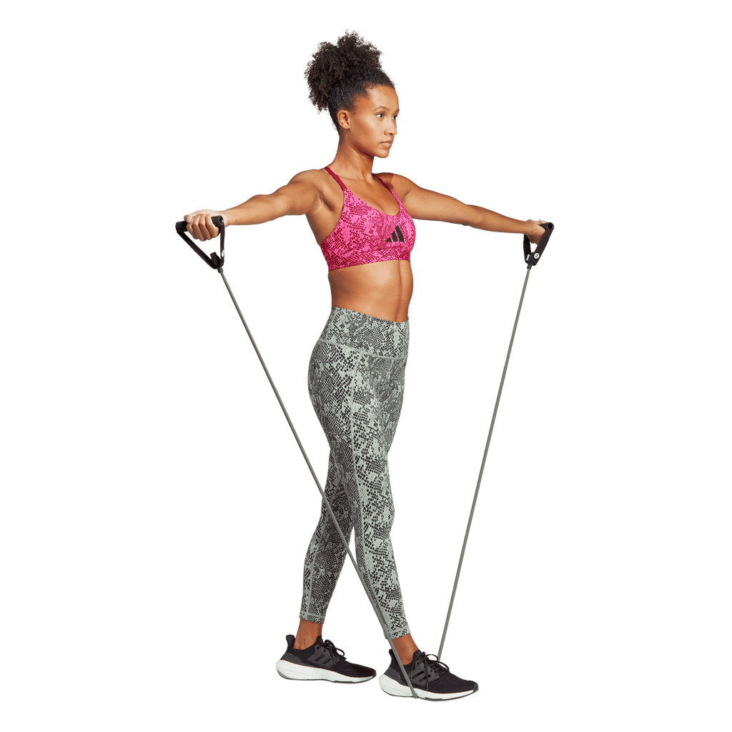 Women's Adidas Stash Pocket Training Animal Print 7/8 Leggings