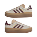 Women's Adidas Gazelle Bold W "Cream White Maroon"