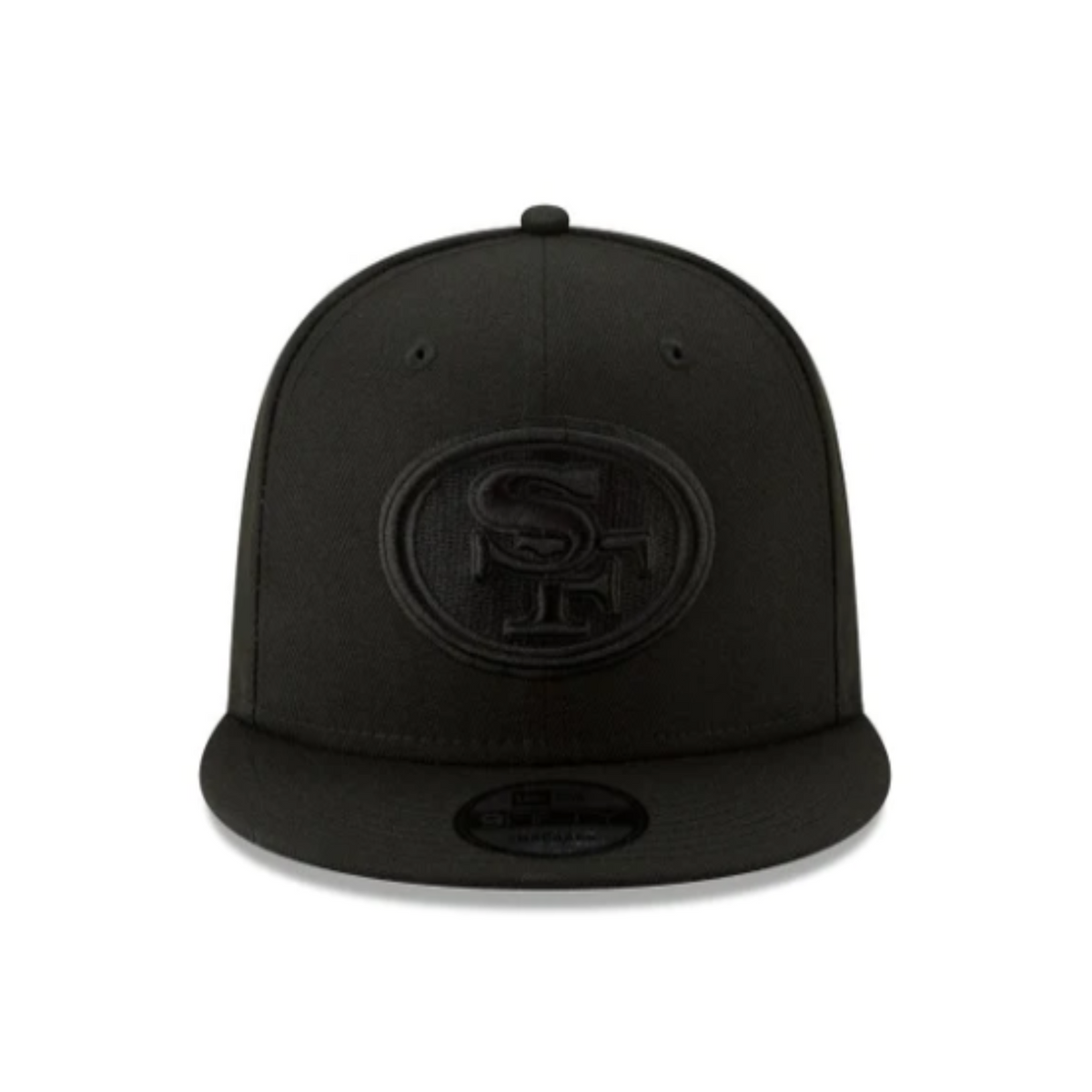 San Francisco 49ers New Era Black & Black 9FIFTY Snapback