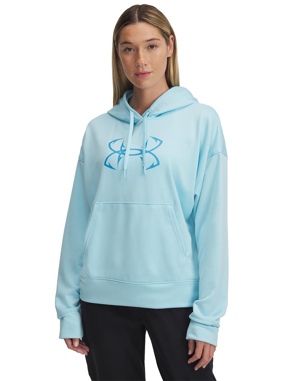 Women's Under Armour Fish Pro Terry Hoodie "Ether Blue"