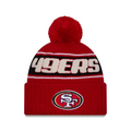 New Era San Francisco 49ers Sideline Sport Core Classic Cuffed Pom Knit "Unisex"